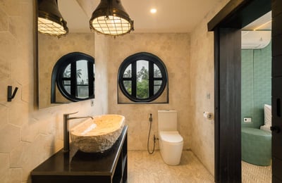 Location d’une villa design haut de gamme avec vue sur les rizières, Tegallalang, Bali, Indonésie